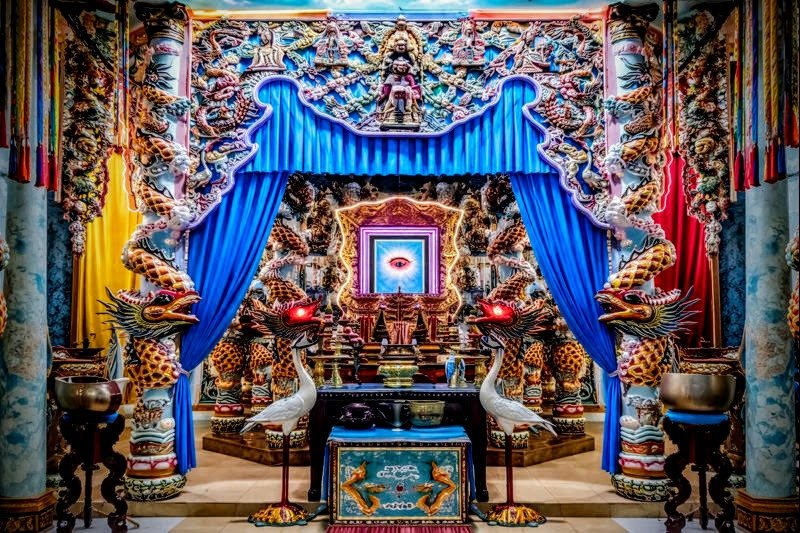 Cao Dai Temple, Soc Trang City. Vietnam